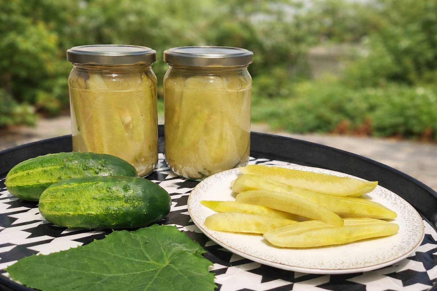 ogórki w musztardzie