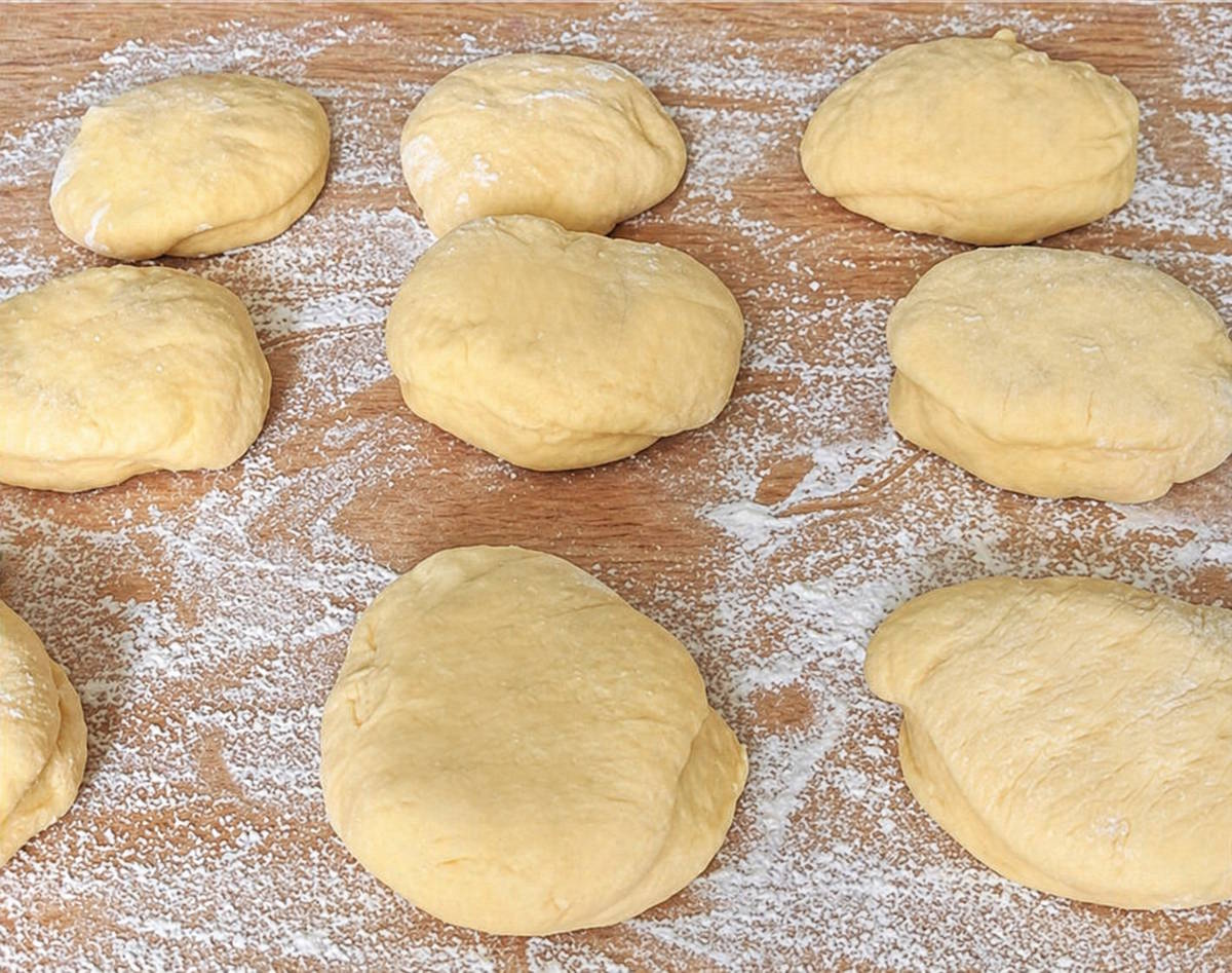 Wyrastanie ciasta na pączki – sekret puszystych wypieków Wyrastające ciasto drożdżowe na pączki na blasze
