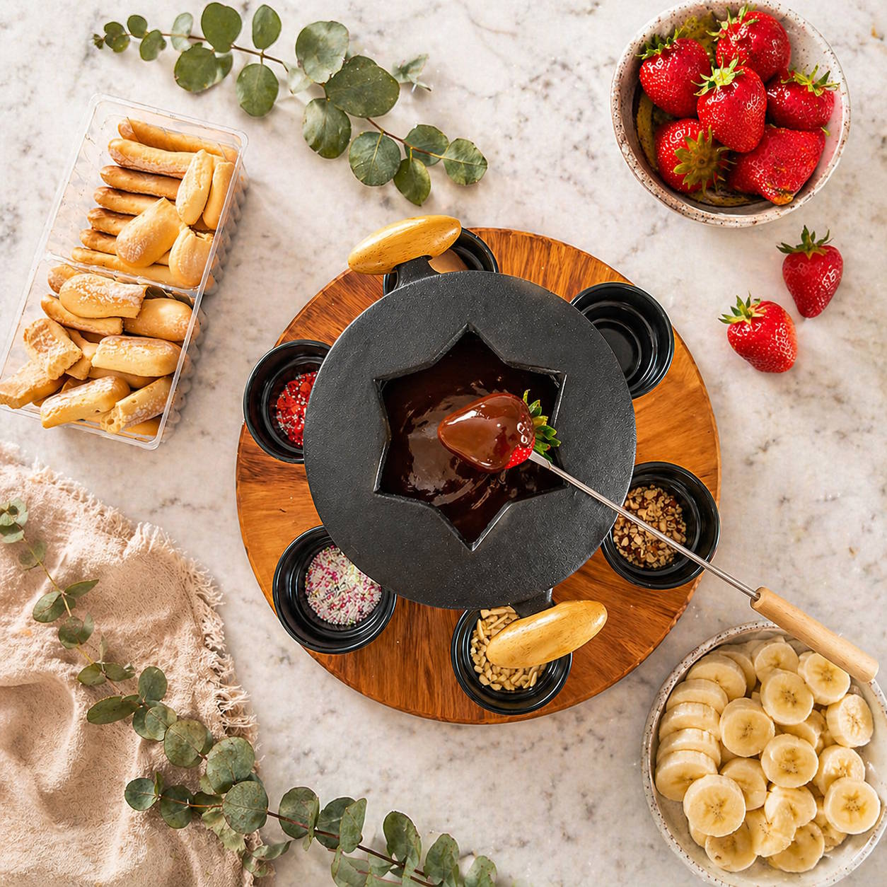 fondue czekoladowe