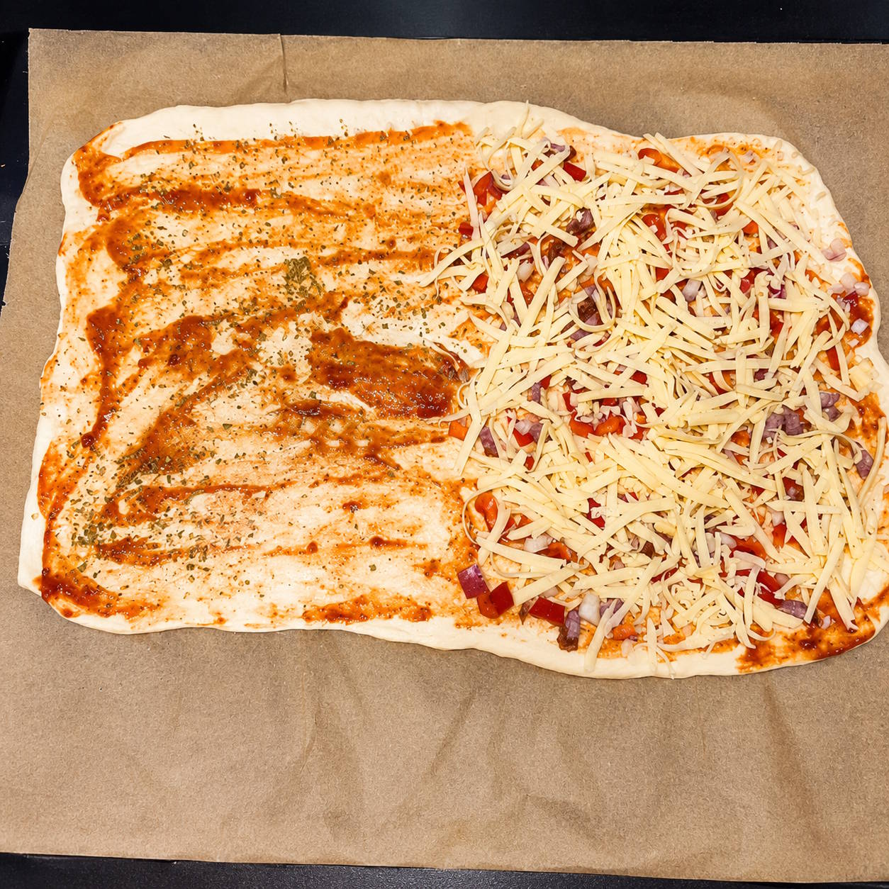 paluchy pizzowe_krok1 Paluchy pizzowe krok po kroku