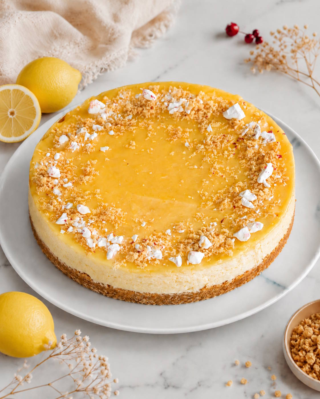 sernik z lemon curd