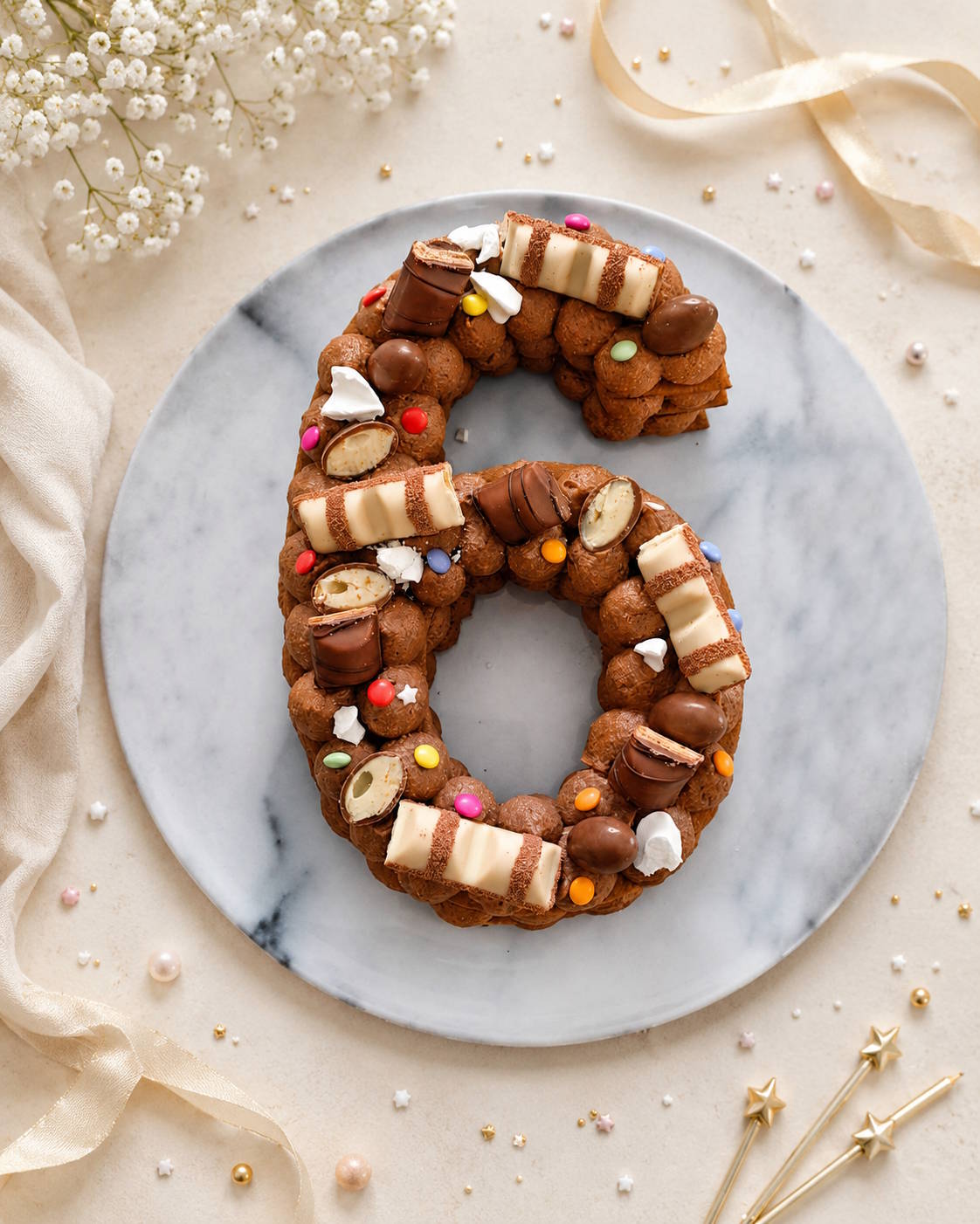 tort number cake czekoladowy