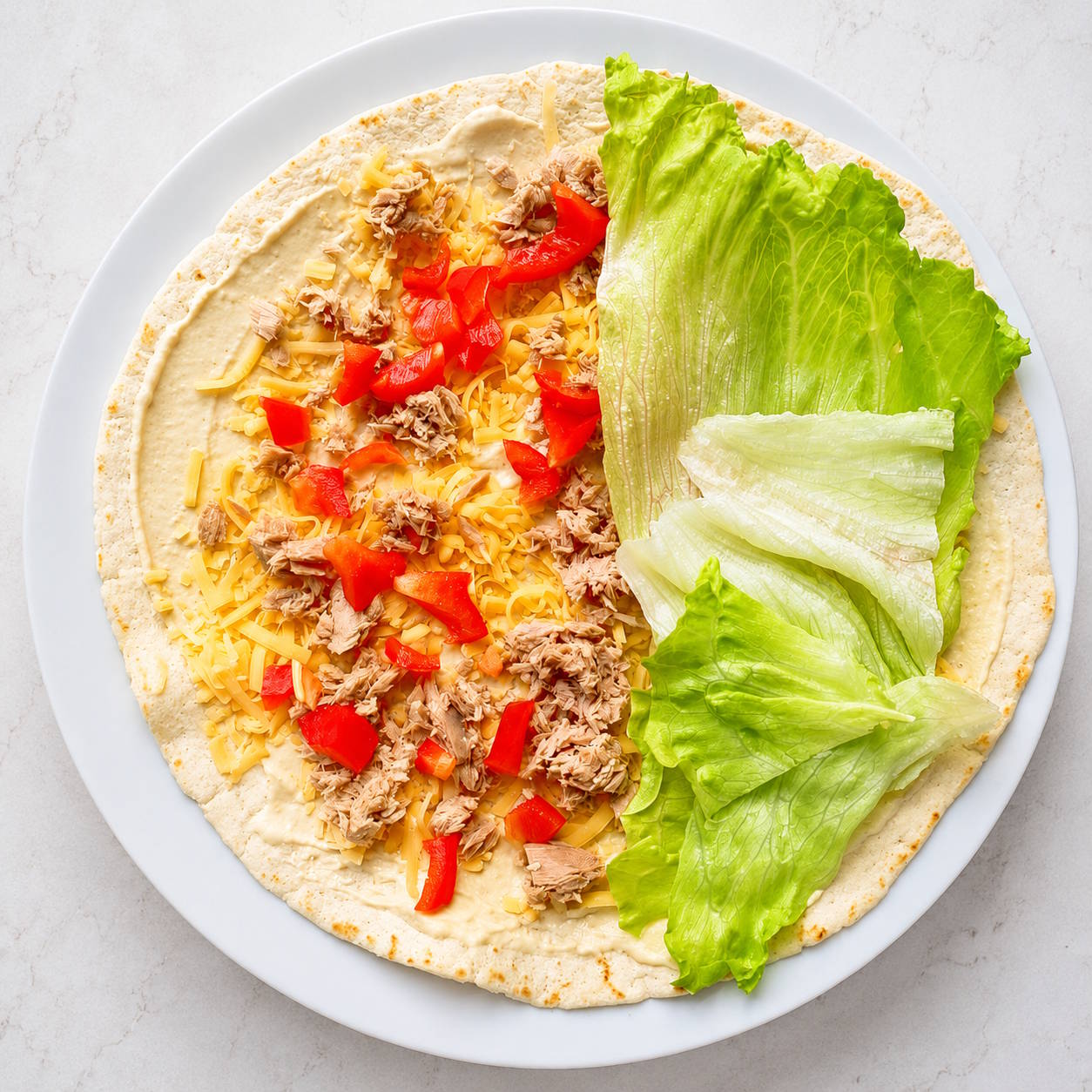 tortilla z tunczykiem_krok1