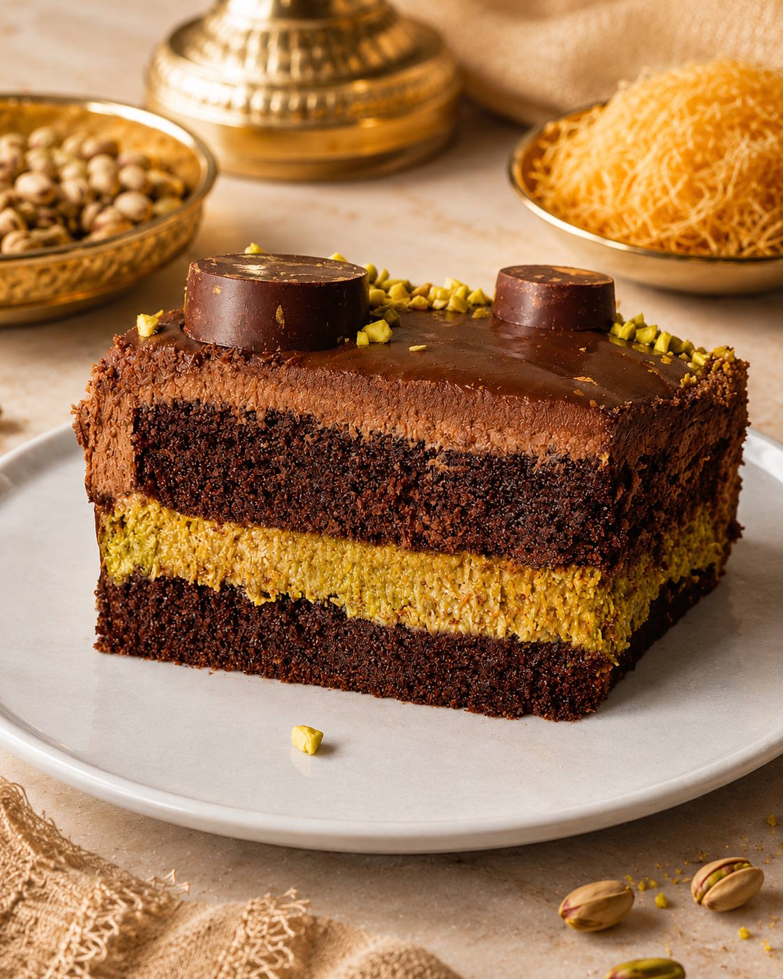 tort dubajski kawałek