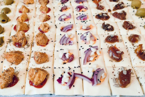 Przekąski z ciasta francuskiego