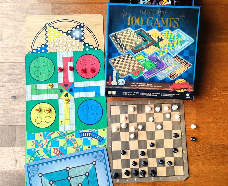 100 gier Zestaw 100 gier planszowych i karcianych dla dzieci