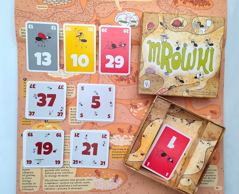 Mrówki gra karciana Mrówki gra karciana dla dzieci