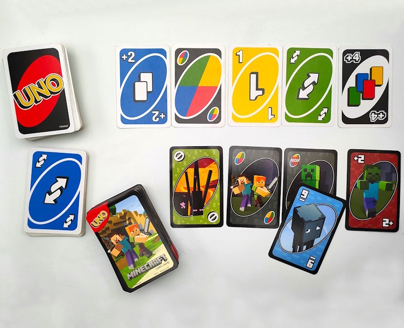 UNO / UNO Minecraft gra karciana dla dzieci UNO / UNO Minecraft gra karciana dla dzieci